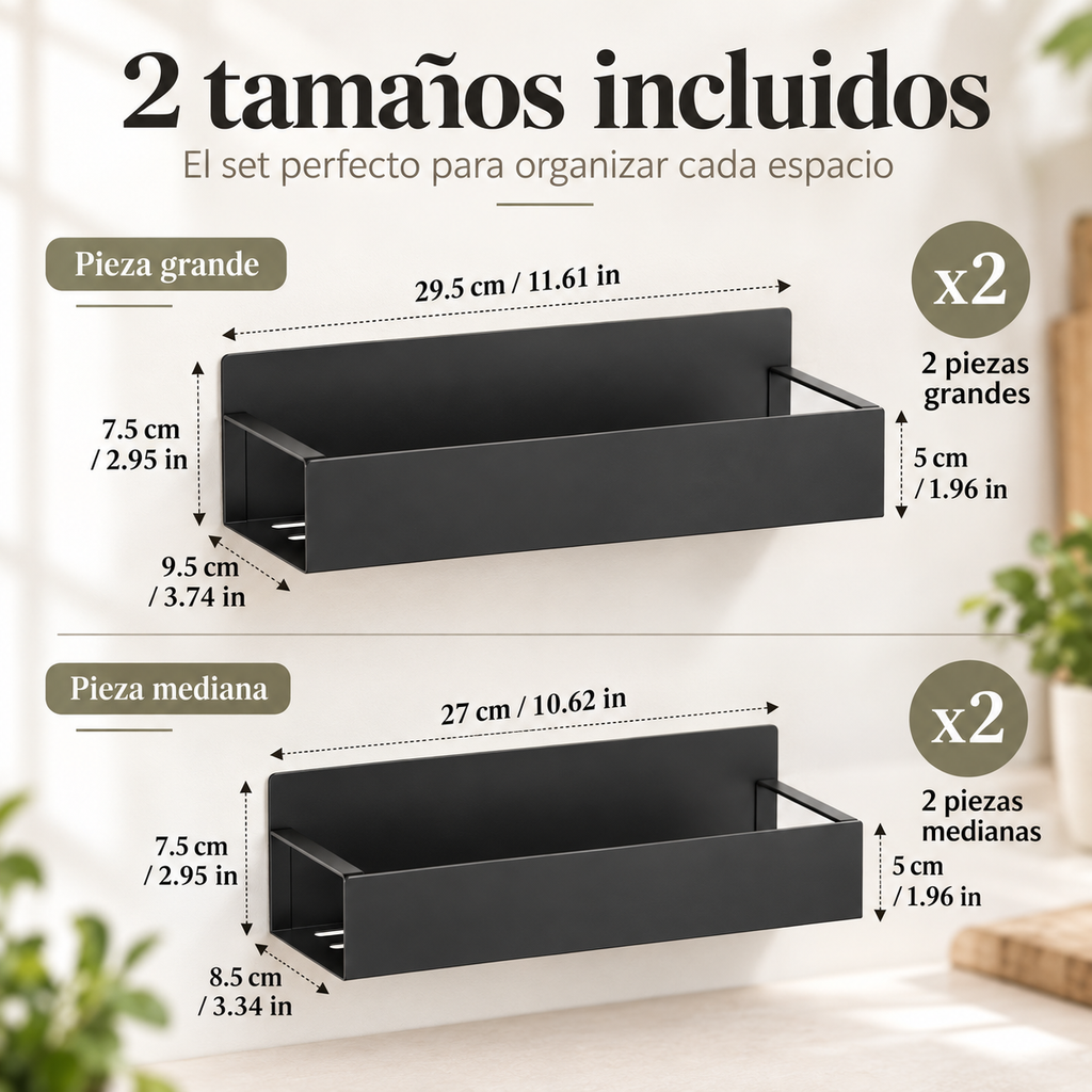 Estantes Flotantes Magnéticos