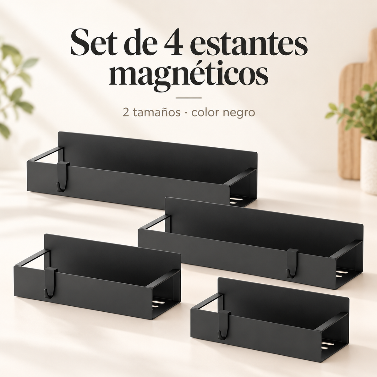 Estantes Flotantes Magnéticos